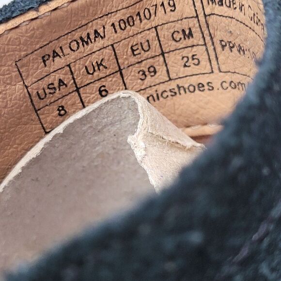 Vionic Paloma Women's Bootie Wedge Size 8 Black Suede Ankle Boots S - Picture 7 of 10